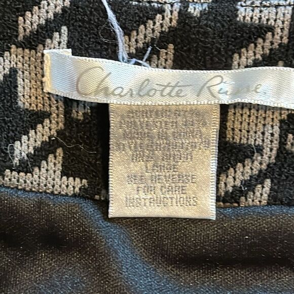 CHARLETTE  RUSSE- women mini dress/top-size Large - Picture 3 of 7